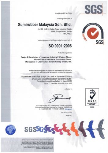 ISO 9001 2008 - Apr 16 ~Sept 18